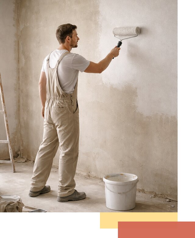 Грунтовка стен под отделку в Снежинске профессиональным раствором