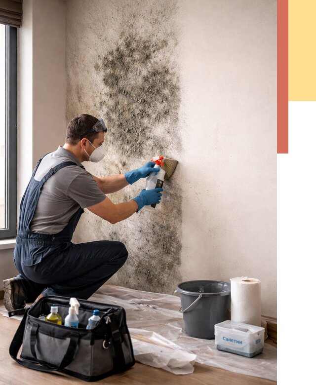 Удаление плесени со стен в Снежинске от 2234 руб. — быстро и недорого | ОТДЕЛОЧНИК-Снж