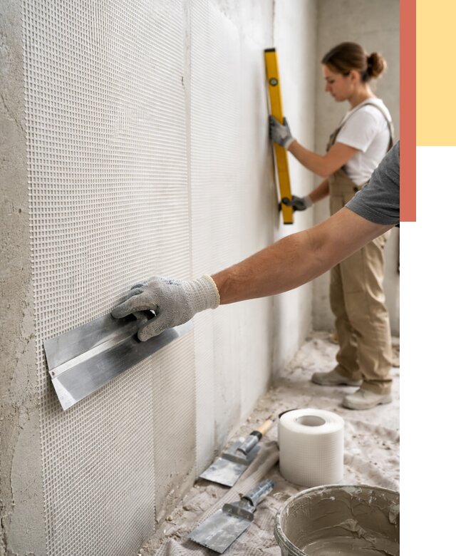 Армирование стен стеклосеткой в Снежинске от 3325 руб. под ключ | ОТДЕЛОЧНИК-Снж