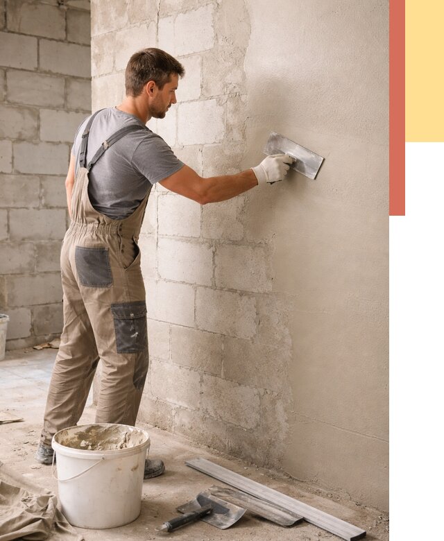 Штукатурка стен из газобетона в Снежинске от 2182 руб./м2 — быстро и недорого | ОТДЕЛОЧНИК-Снж