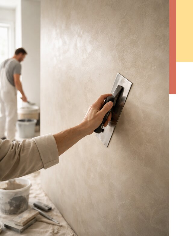 Венецианская штукатурка в Снежинске от 3637 руб/м² — нанесение стен под ключ | ОТДЕЛОЧНИК-Снж