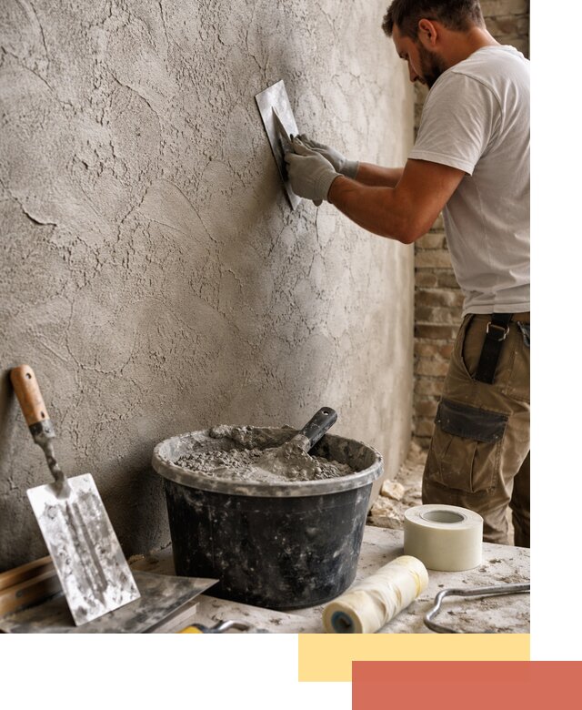 Декоративная штукатурка лофт в Снежинске — отделка стен и потолков