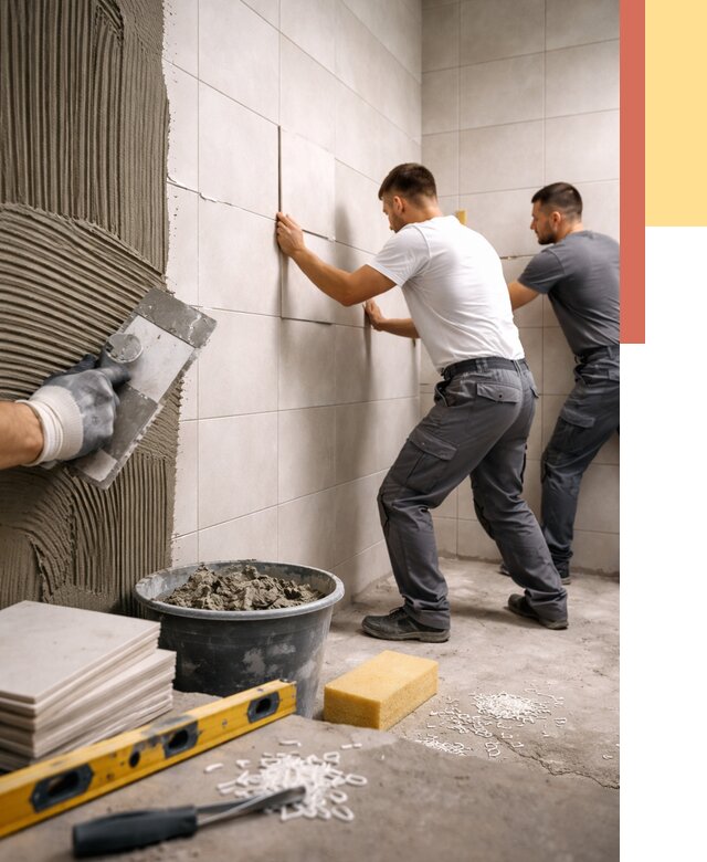 Укладка плитки на стены в Снежинске от 883 руб. — качественно и недорого | ОТДЕЛОЧНИК-Снж