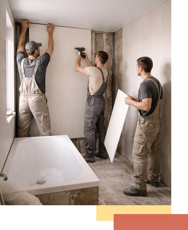 Отделка ванной панели ПВХ профессионально в Снежинске