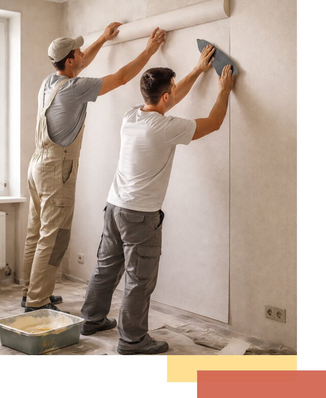 Поклейка виниловых обоев в Снежинске профессионально и качественно