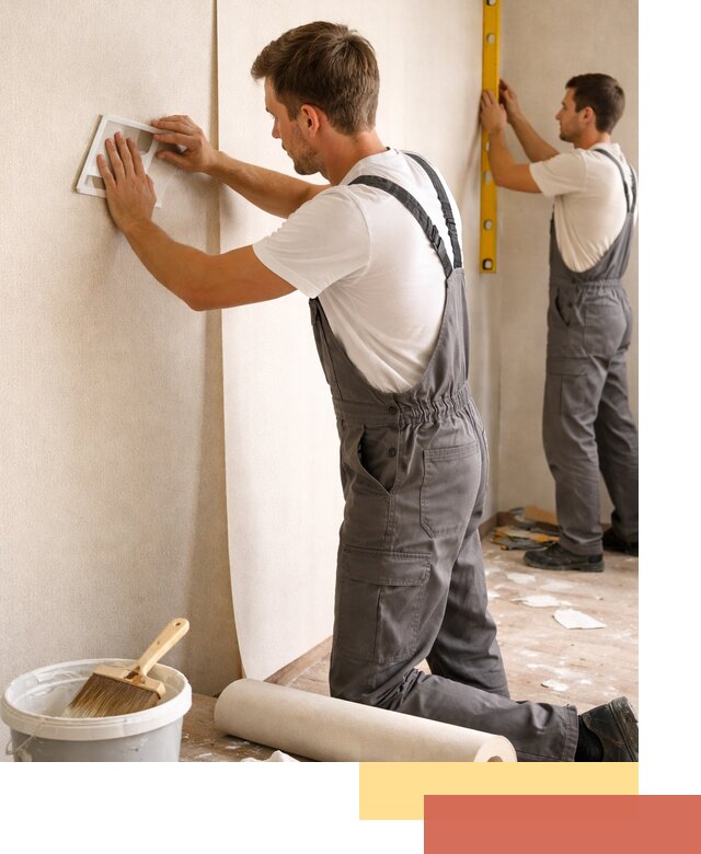 Поклейка бумажных обоев в Снежинске качественно и недорого