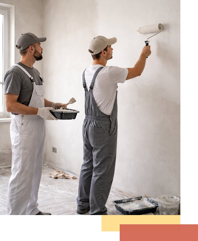 Покраска стен водоэмульсионной краской в Снежинске