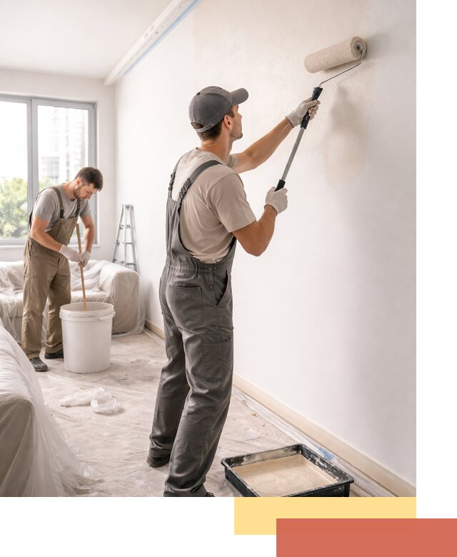 Покраска стен в офисе в Снежинске — быстрый и качественный ремонт