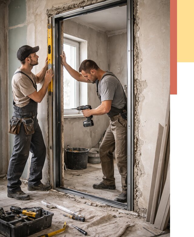 Закладка дверного проема в Снежинске от 3637 руб. — быстро и недорого | ОТДЕЛОЧНИК-Снж