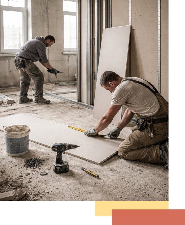 Кладка перегородок из ПГП под ключ в Снежинске