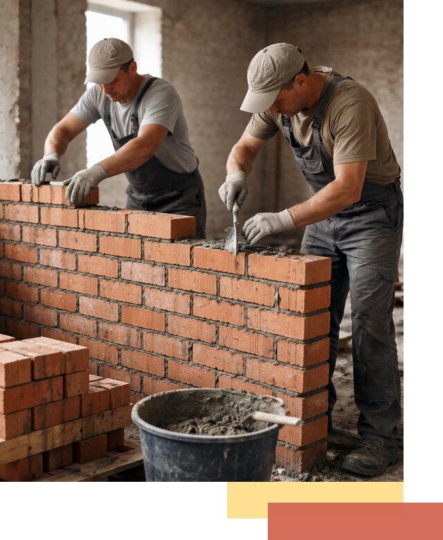 Кладка кирпичных перегородок под ключ в Снежинске