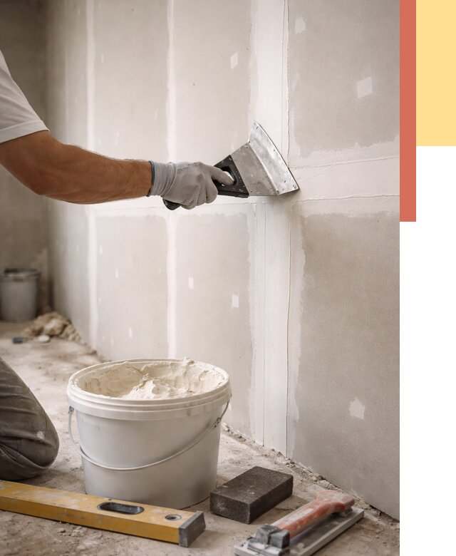 Шпаклевка перегородок из гипсокартона в Снежинске от 2598 руб. — услуги ОТДЕЛОЧНИК-Снж