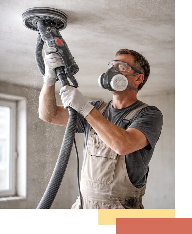 Шлифовка потолка в Снежинске — качественная подготовка под отделку