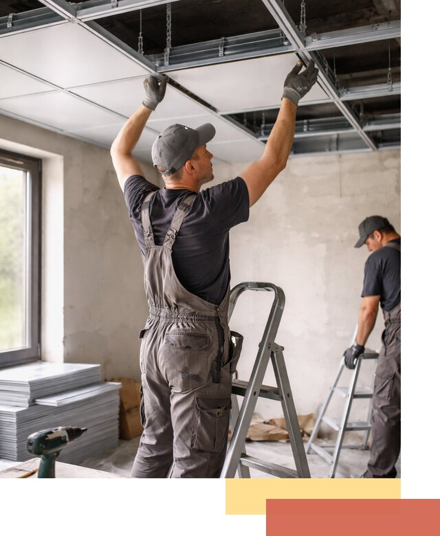 Монтаж кассетного потолка в Снежинске качественно и быстро