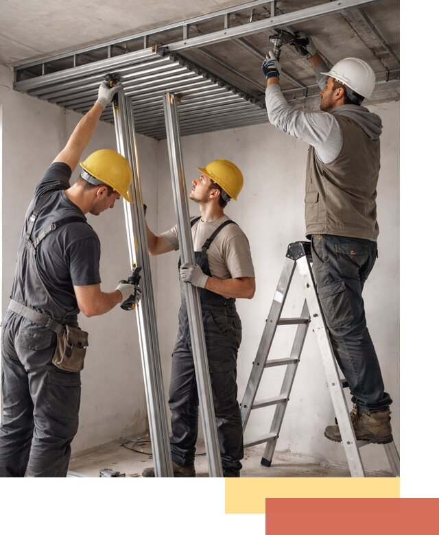 Монтаж реечного потолка под ключ в Снежинске