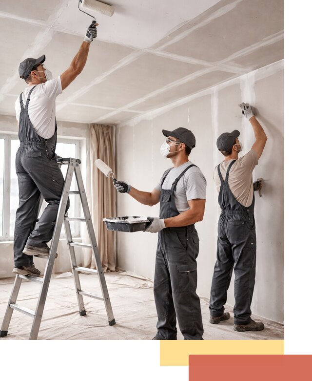 Покраска потолка из гипсокартона в Снежинске качественно и недорого