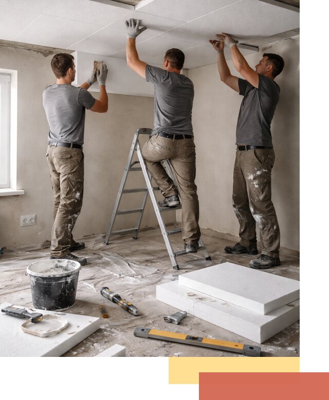 Утепление потолка пенопластом в Снежинске быстро и качественно